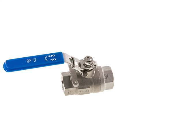G Válvula de bola de 2 vías de acero inoxidable de 3/4 de pulgada