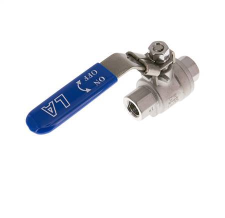 G 1/4 pulgada PN 63 Válvula de bola de acero inoxidable de 2 vías