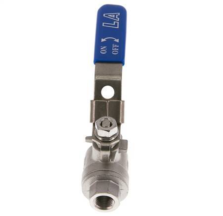 G 1/4 pulgada PN 63 Válvula de bola de acero inoxidable de 2 vías