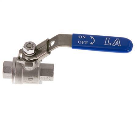 G 1/4 pulgada PN 63 Válvula de bola de acero inoxidable de 2 vías