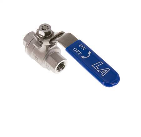 G 1/4 pulgada PN 63 Válvula de bola de acero inoxidable de 2 vías