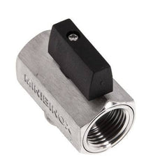 G 1/2 pulgada Miniválvula de bola de acero inoxidable de 2 vías 25 Bar