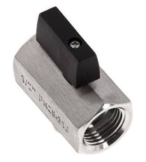 G 1/2 pulgada Miniválvula de bola de acero inoxidable de 2 vías 25 Bar