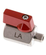 Válvula de bola de acero inoxidable de 2 vías de 1/8 de pulgada macho a hembra 63 Bar