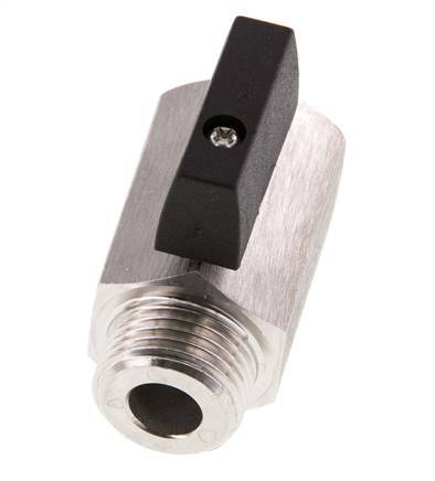 Válvula de bola de acero inoxidable de 2 vías, macho a hembra, de 1/2 pulgada, 25 bar