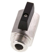Válvula de bola de acero inoxidable de 2 vías, macho a hembra, de 1/2 pulgada, 25 bar