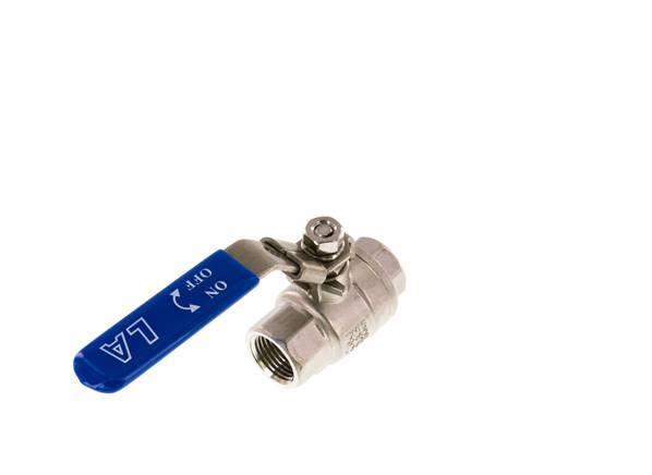 Válvula de bola de 2 vías G1/2'' Acero inoxidable PTFE 63 bar - BL2SM