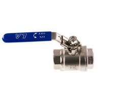 Válvula de bola de 2 vías G1'' Acero inoxidable PTFE 63 bar - BL2SM