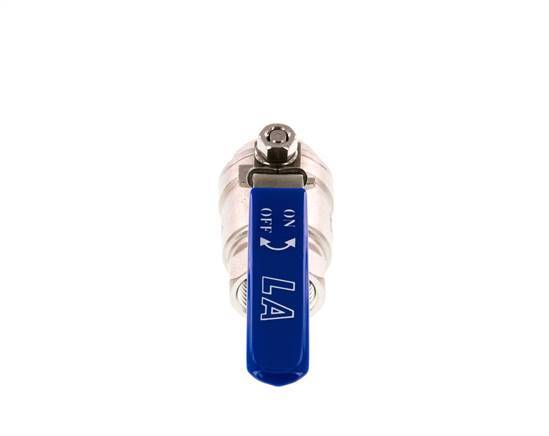 Válvula de bola de 2 vías G1'' Acero inoxidable PTFE 63 bar - BL2SM