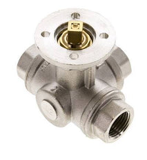 Válvula de bola de 3 vías en L G1/2'' latón ISO-Top 40bar - BL3BAL