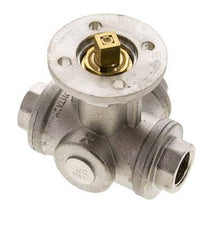 Válvula de bola de 3 vías en L G3/8'' latón ISO-Top 40bar - BL3BAL
