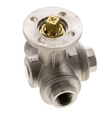 Válvula de bola de 3 vías en L G3/8'' latón ISO-Top 40bar - BL3BAL