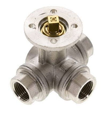Válvula de bola de 3 vías G1/2'' en T latón ISO-Top 40bar - BL3BAT