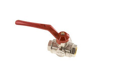 Válvula de bola de 3 vías en L G1'' Latón PTFE/NBR 45 bar - BL3BM