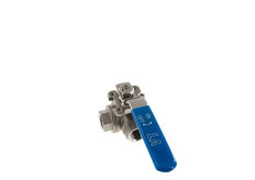 G 1/2 Pulgada Válvula De Bola De Acero Inoxidable De 3 Vías En L