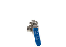 G 3/8 Pulgada Válvula De Bola De Acero Inoxidable De 3 Vías T-port