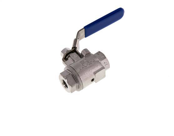 G 1/4 inch Vented Stainless Steel Ball Valve