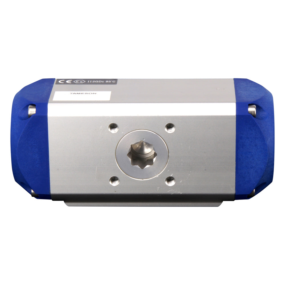 Válvula de mariposa neumática tipo wafer DN25 (1 pulgada) GG25-Acero inoxidable-EPDM Cerrada por muelle - BFLW