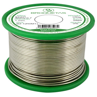 Broquetas de Soldadura sin Plomo de 1,0 mm con Núcleo de Rosin Flux