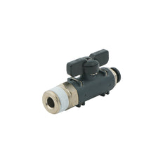 válvula de bola recta de 2 vías de 8mm - R1/8" Serie 20