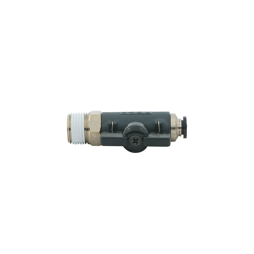 válvula de bola recta de 2 vías de 8mm - R1/8" Serie 20