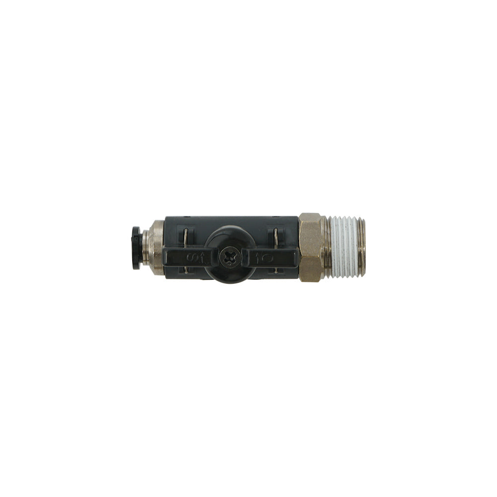 válvula de bola de 2 vías recta de 6mm - R3/8" Serie 20