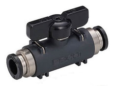 válvula de bola de 2 vías de 12mm - 10mm de unión recta Serie 60