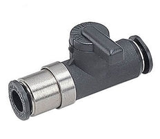 válvula de bola de 2 vías de 4mm - 4mm de unión recta Serie 10