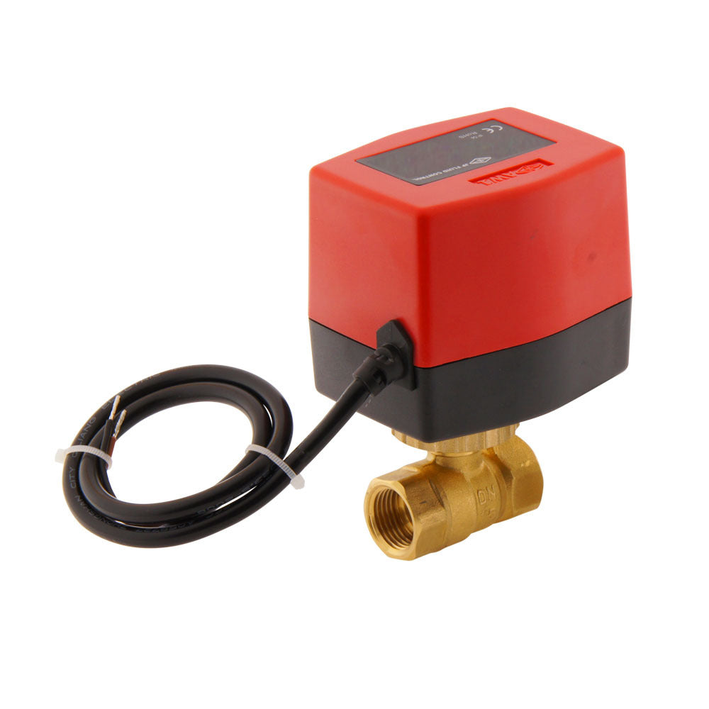 Válvula de bola electrica BW2 1/2'' 2 vías 120V AC 3 puntos