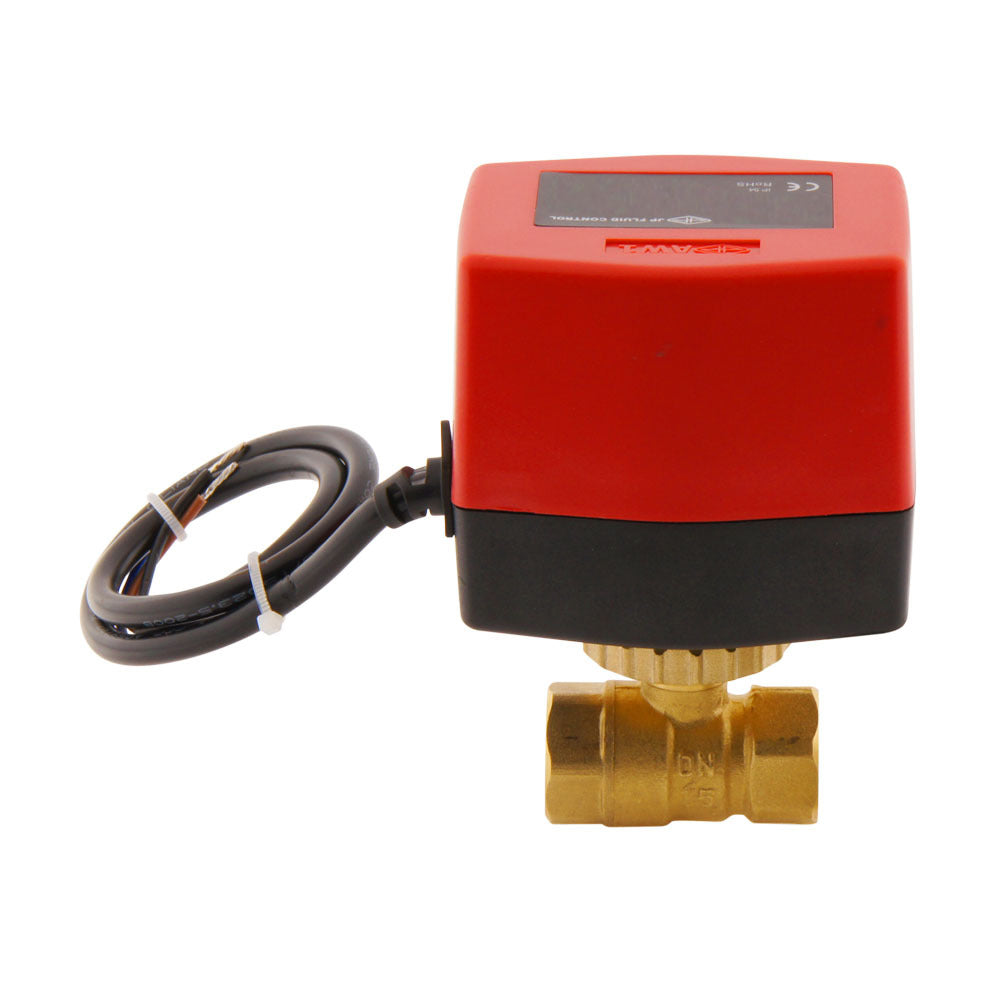 Válvula de bola electrica BW2 1/2'' 2 vías 230V AC 3 puntos