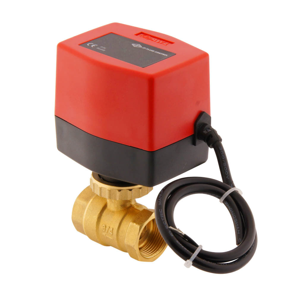 Válvula de bola electrica BW2 3/4'' Rele de 2 vías 24V DC