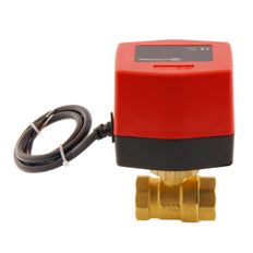 Válvula de bola electrica BW2 3/4'' 2 vías 24V DC 3 puntos