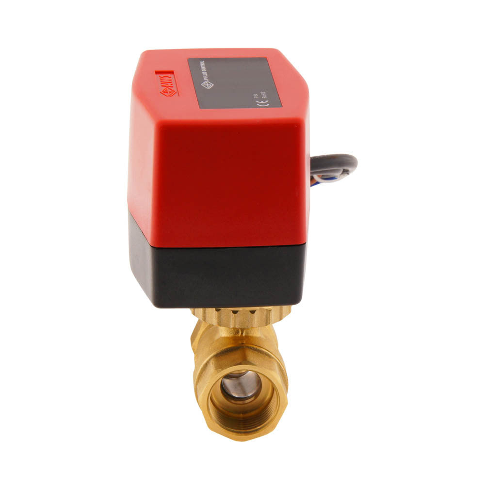 Válvula de bola electrica BW2 3/4'' 2 vías 24V DC 3 puntos