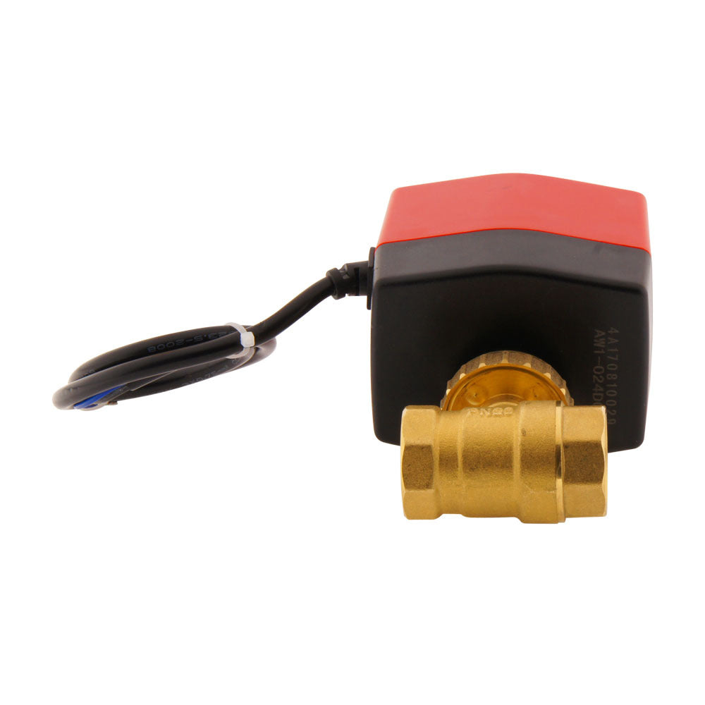 Válvula de bola electrica BW2 3/4'' 2 vías 12V DC rele