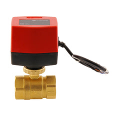 Válvula de bola electrica BW2 1'' 2 vías 24V DC 3 puntos