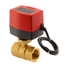 Válvula de bola electrica BW2 1'' 2 vías 24V DC 3 puntos