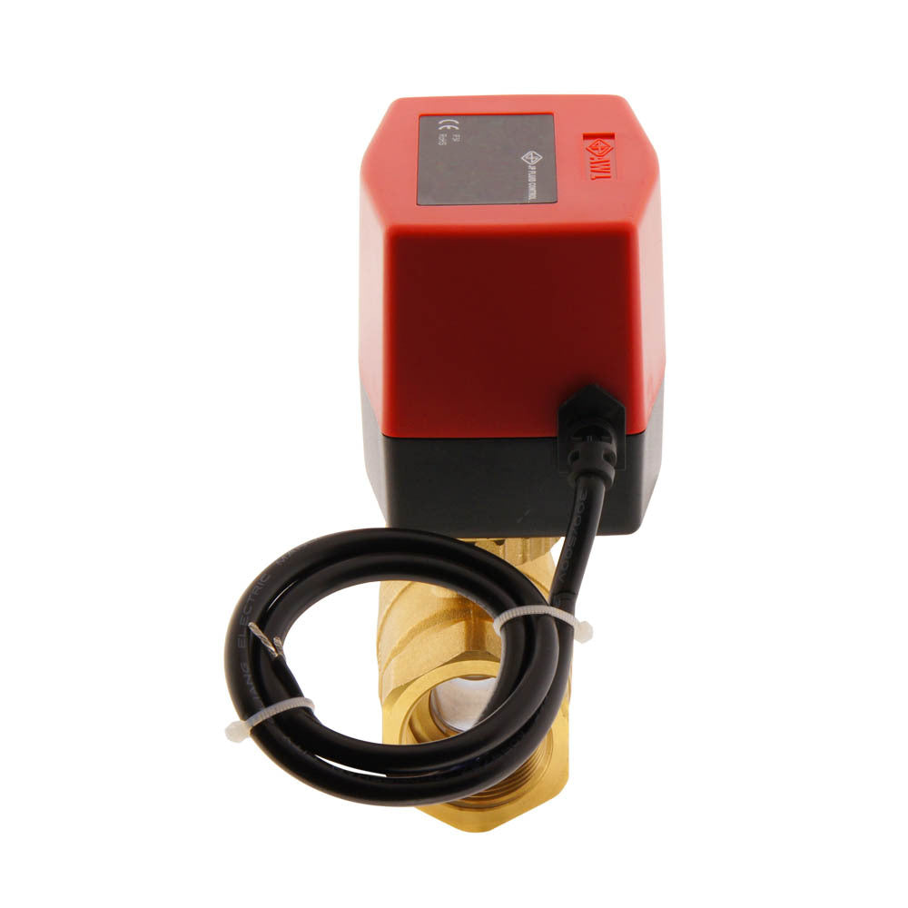 Válvula de bola electrica BW2 1'' 2 vías 24V DC 3 puntos