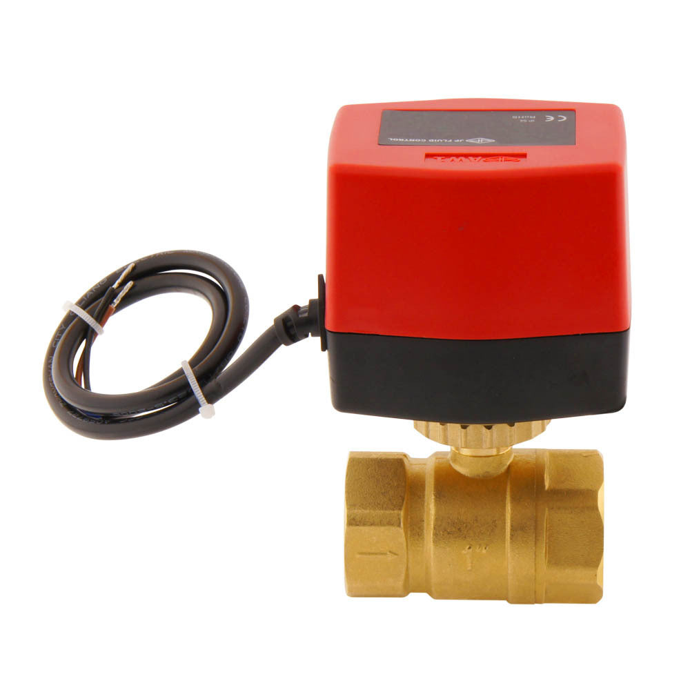 Válvula de bola electrica BW2 1'' 2 vías 24V DC 3 puntos
