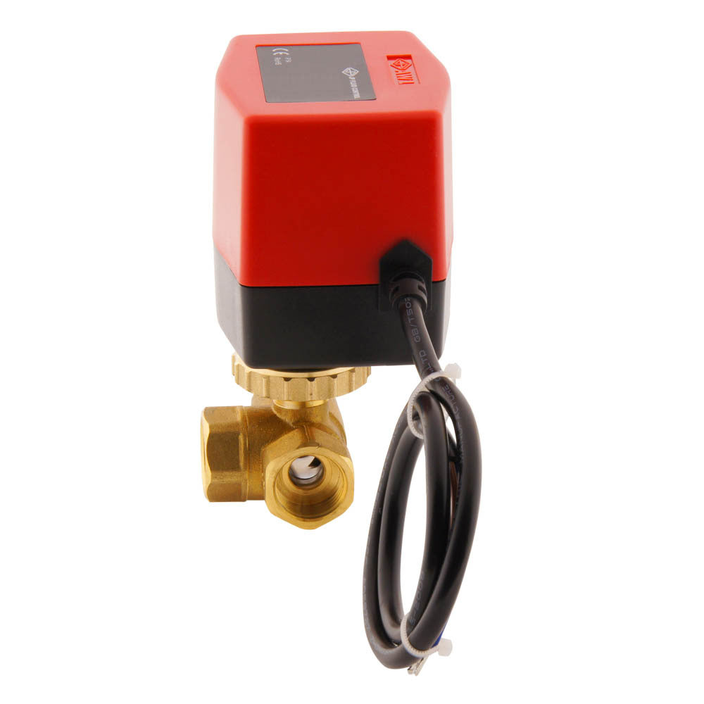 Válvula de bola electrica BW3 1/2'' Rele de 3 vías 24V AC