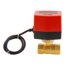 Válvula de bola electrica BW3 3/4'' 3 vías 230V CA 3 puntos