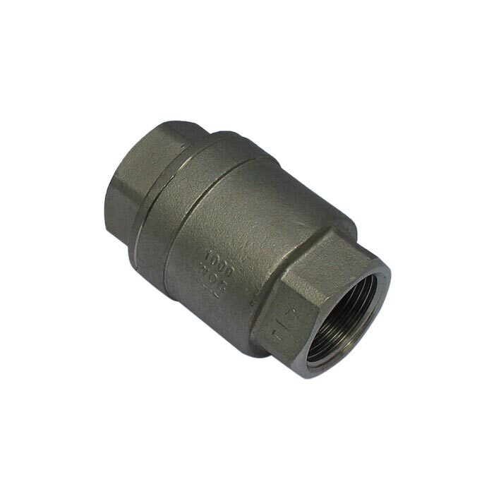 655 - G1'' Válvula de retención de acero inoxidable PTFE F/F 64bar