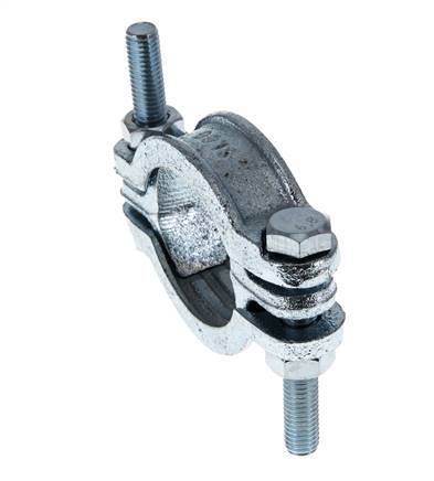 Abrazadera de manguera de fundición maleable de 48-60 mm de acoplamiento de garras giratorias DIN 20039A