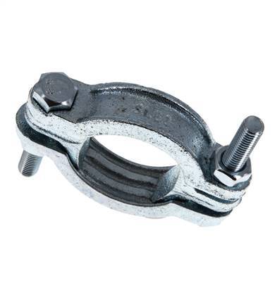 Abrazadera de manguera de fundición maleable de 48-60 mm de acoplamiento de garras giratorias DIN 20039A
