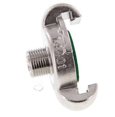 Acero inoxidable DN 10 DIN 3489 Acoplamiento de garras giratorias G 3/8'' Macho