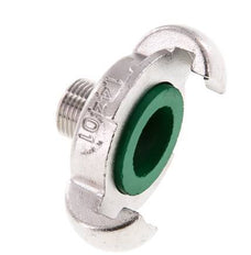 Acero inoxidable DN 10 DIN 3489 Acoplamiento de garras giratorias G 3/8'' Macho
