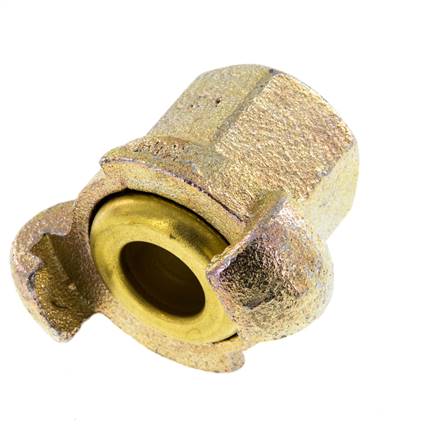Hierro fundido DN 17 DIN 3489 Acoplamiento de garras giratorias Rp 1/2'' hembra