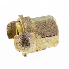 Hierro fundido DN 17 DIN 3489 Acoplamiento de garras giratorias Rp 1/2'' hembra