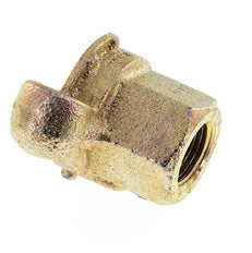 Hierro fundido DN 17 DIN 3489 Acoplamiento de garras giratorias Rp 1/2'' hembra