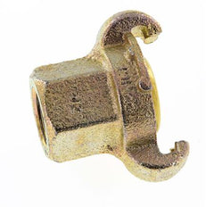 Hierro fundido DN 17 DIN 3489 Acoplamiento de garras giratorias Rp 1/2'' hembra