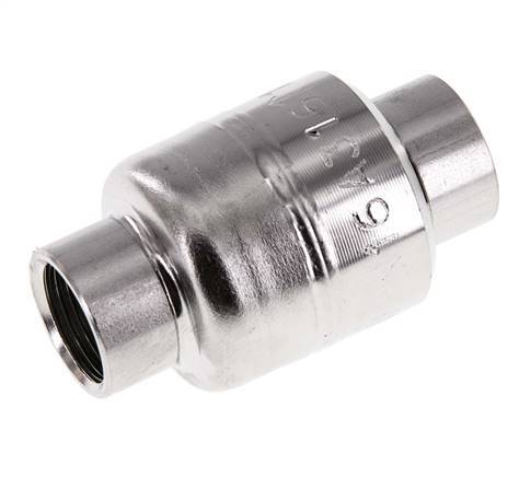 Válvula de retención G3/8'' Acero inoxidable 316 FKM (muelle ligero) 0,03-16bar - CLIS4E